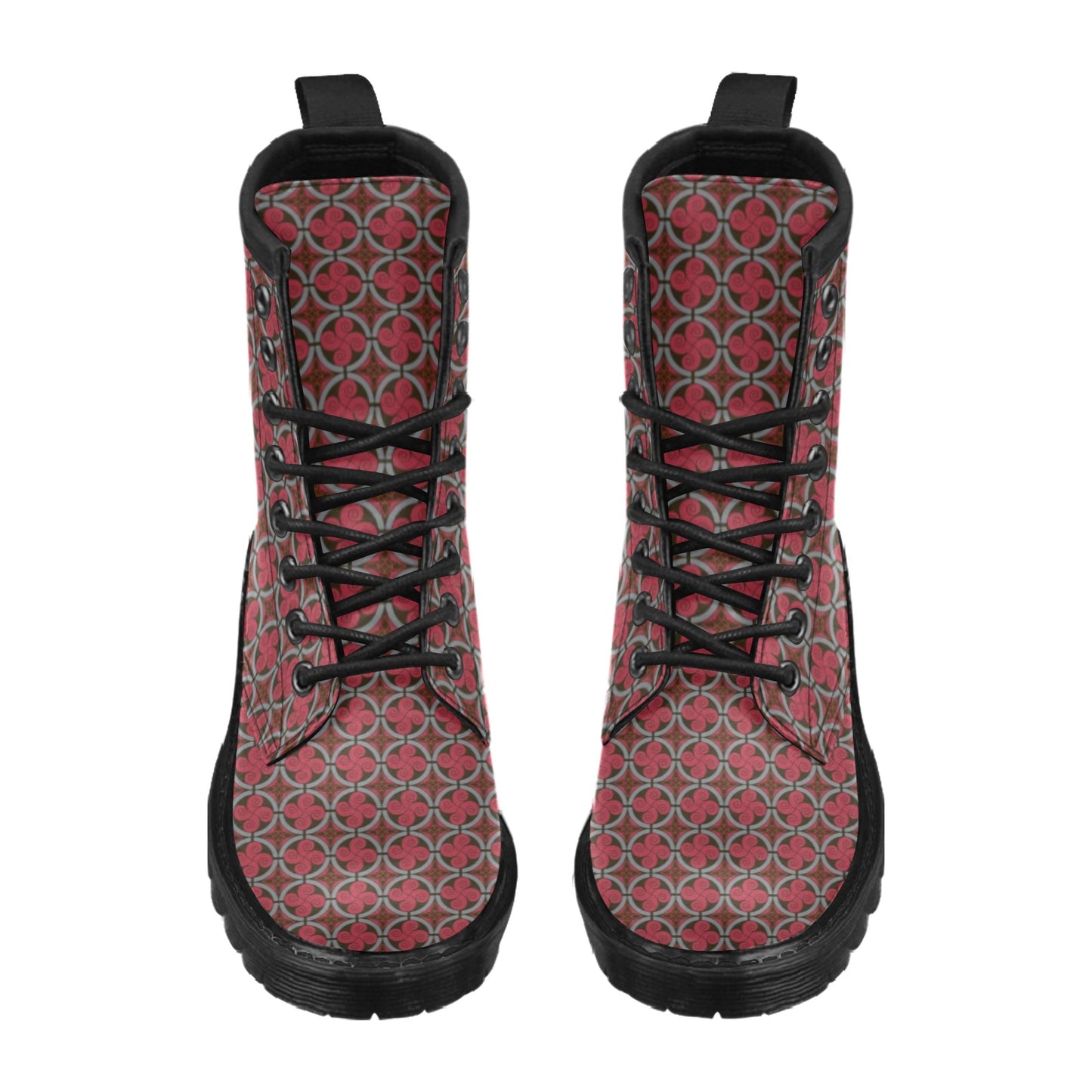 Vikings Print Design LKS301 Women's Boots