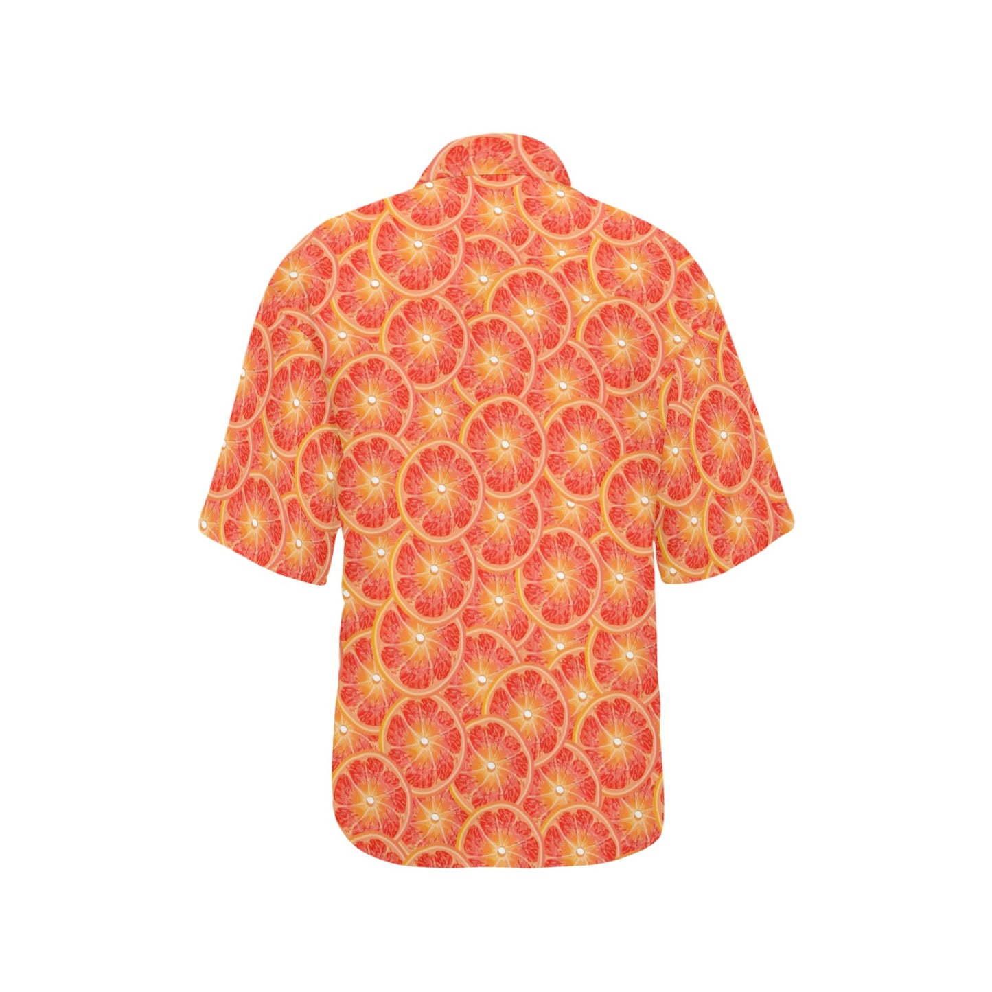 Grapefruit Pattern Print Design GF06 Women's Hawaiian Shirt