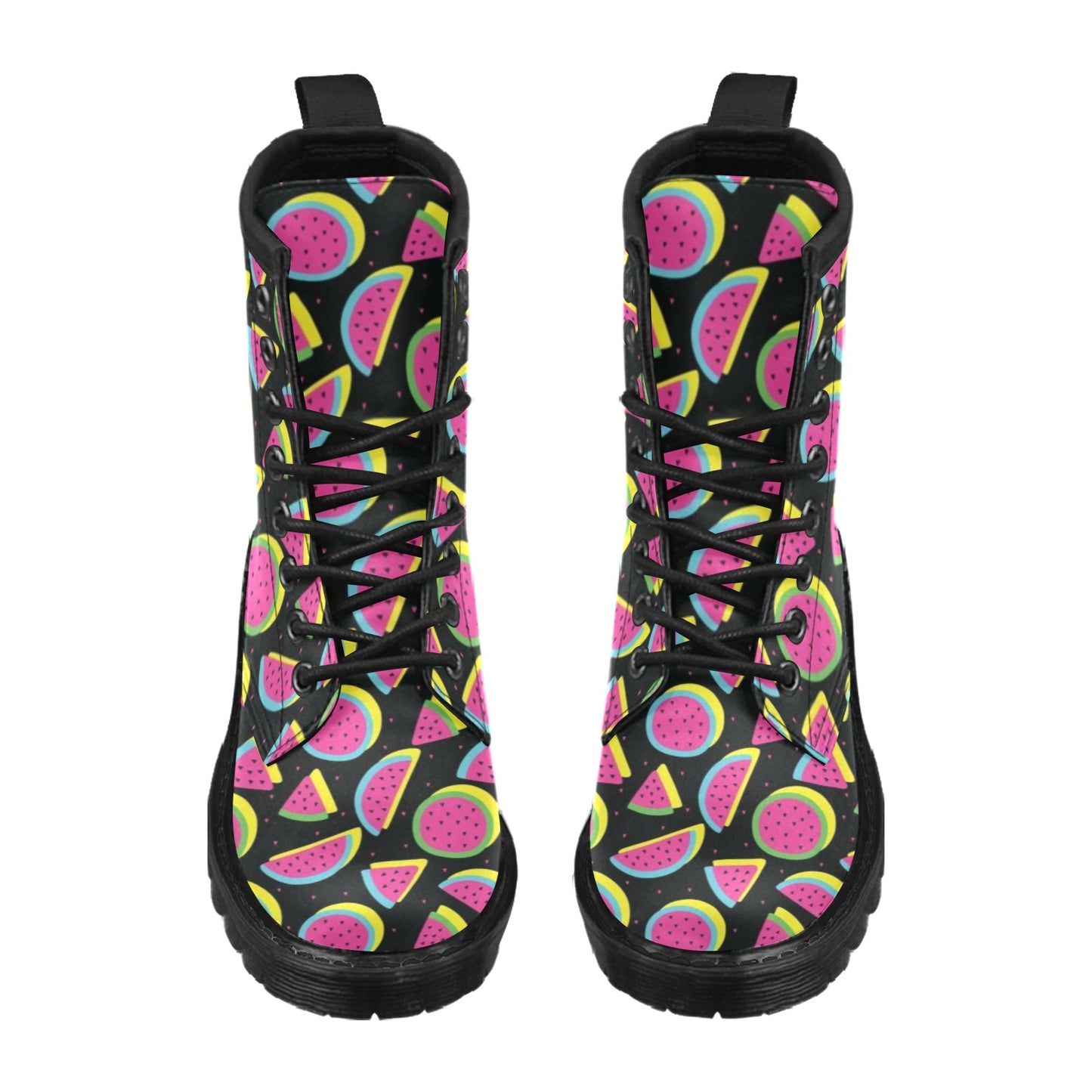 Watermelon Pattern Print Design WM07 Women's Boots