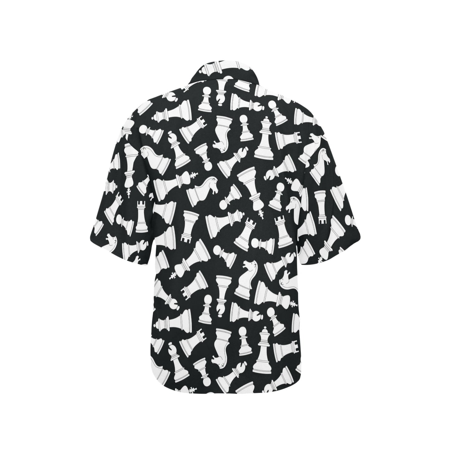 Chess Pattern Print Design 01 Women's Hawaiian Shirt