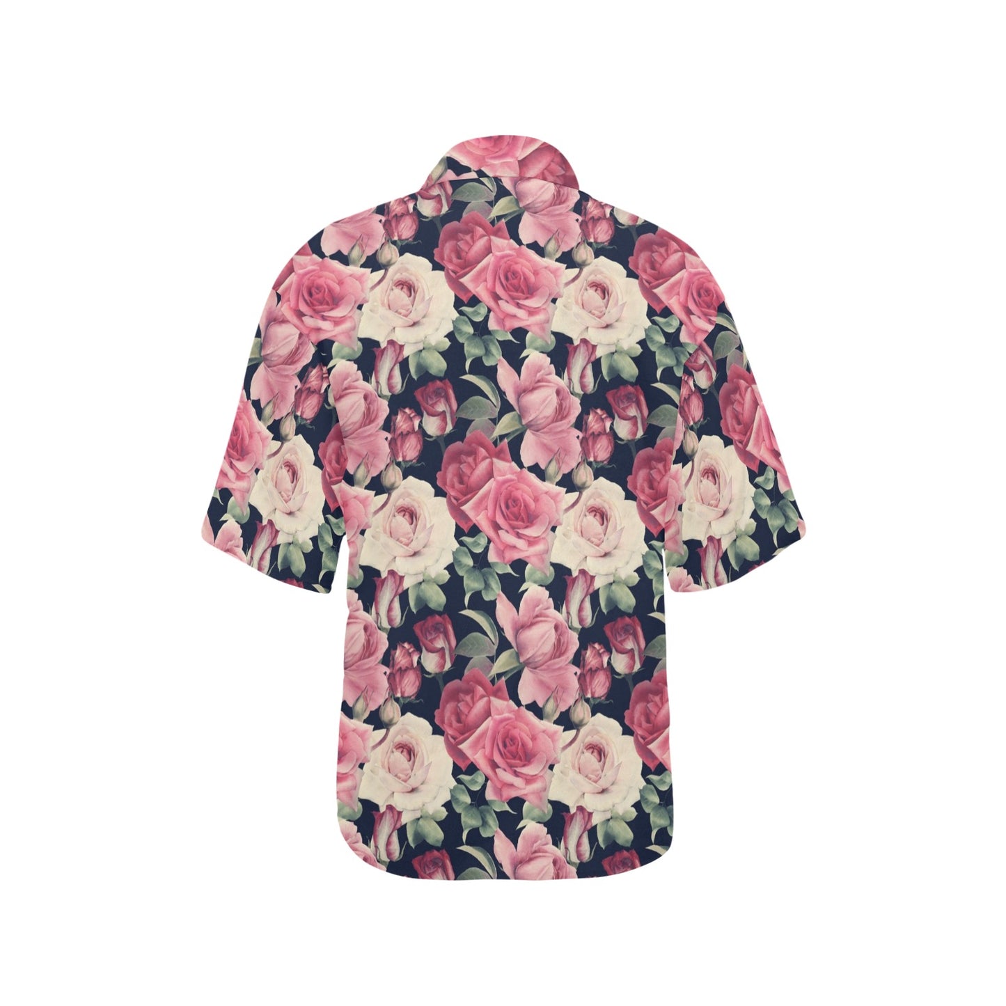 Rose Pattern Print Design RO05 Women's Hawaiian Shirt