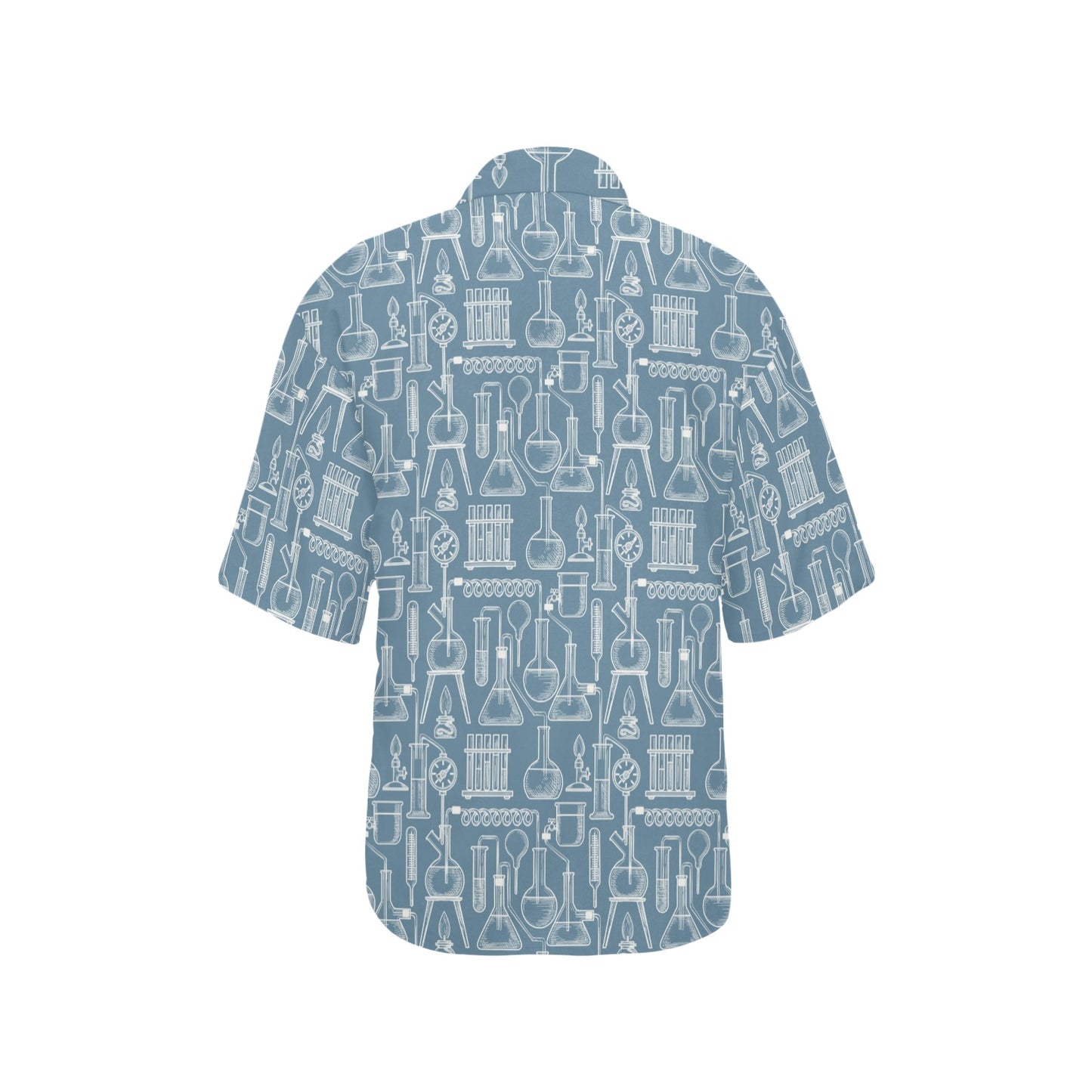 Chemical Pattern Print Design 05 Women's Hawaiian Shirt