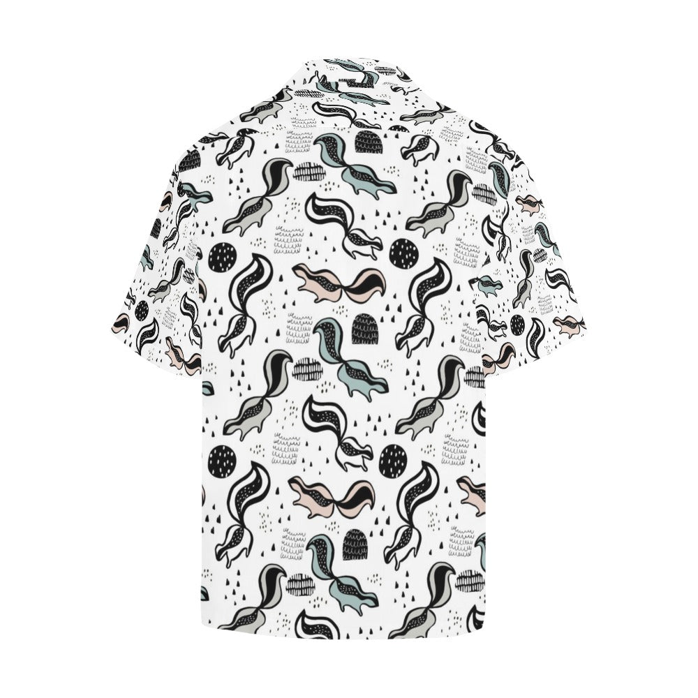 Skunk Print Design LKS303 Men's Hawaiian Shirt