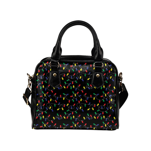 Christmas Light Pattern Print Design 04 Shoulder Handbag