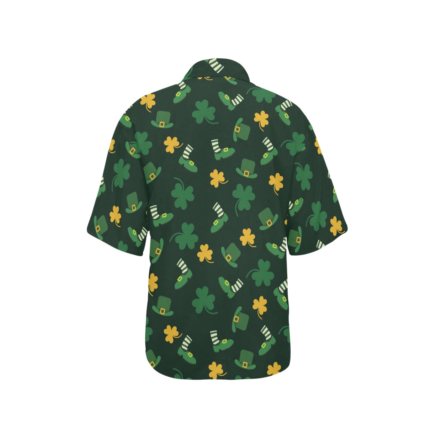 St Patricks Day Print Design LKS306 Women's Hawaiian Shirt