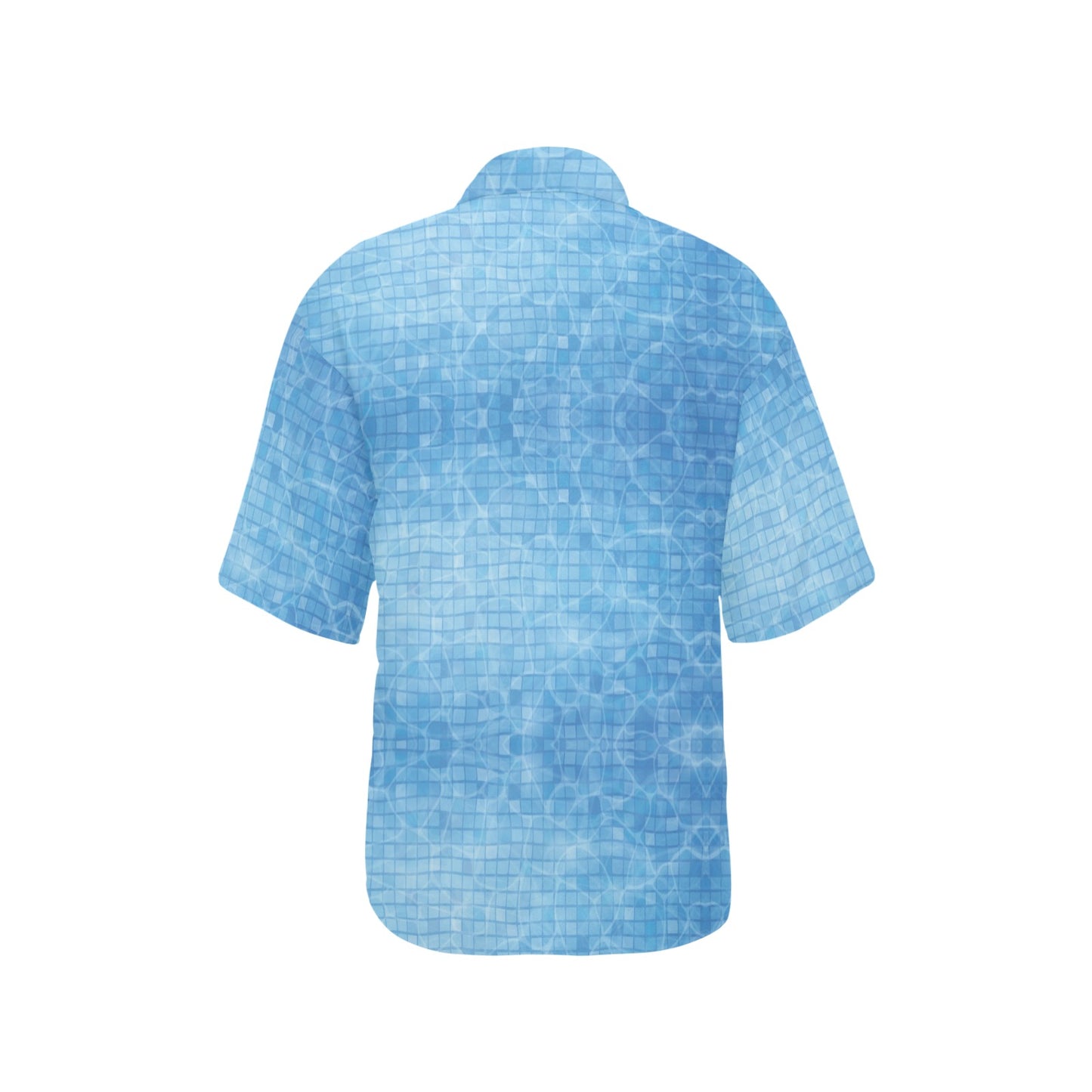Swimming Pool Print Design LKS302 Women's Hawaiian Shirt