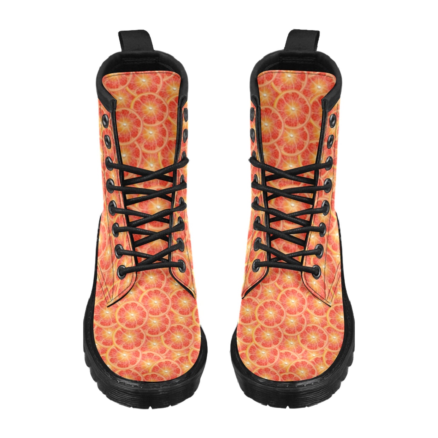 Grapefruit Pattern Print Design GF06 Women's Boots
