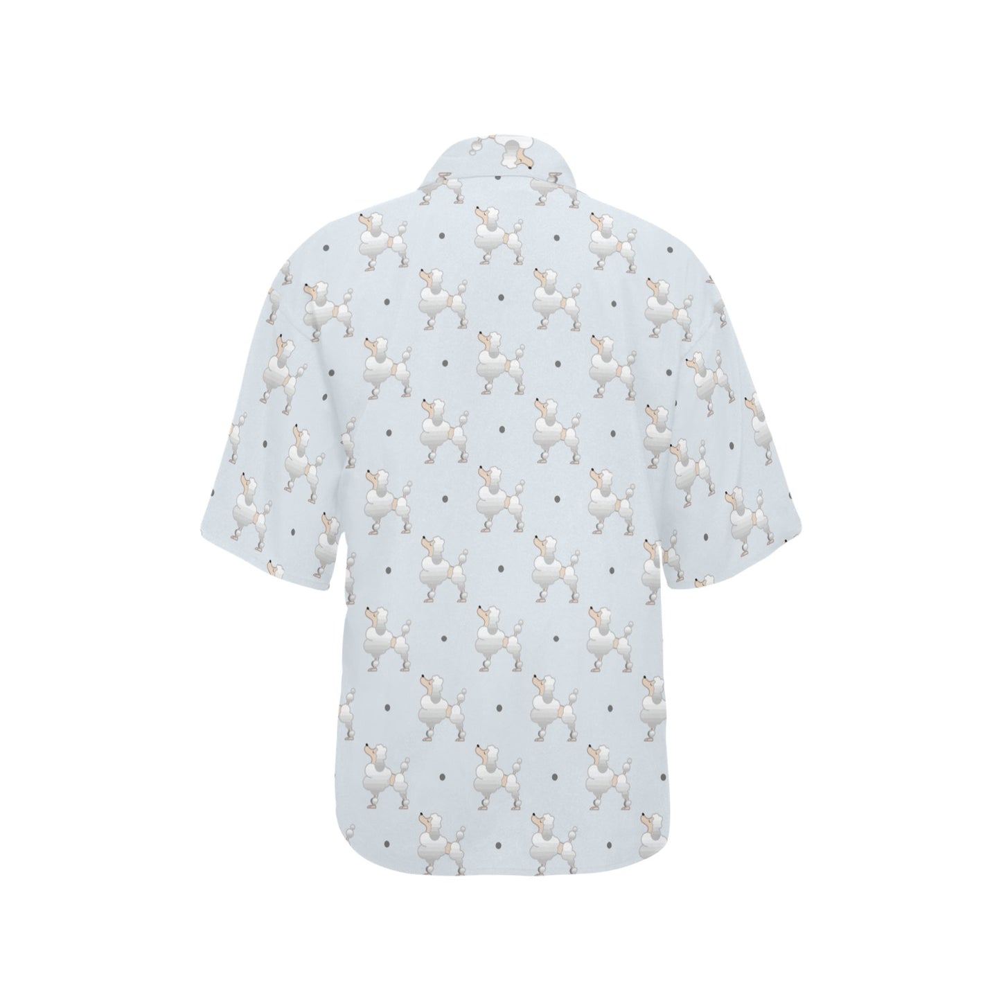 Poodle Pattern Print Design A05 Women's Hawaiian Shirt