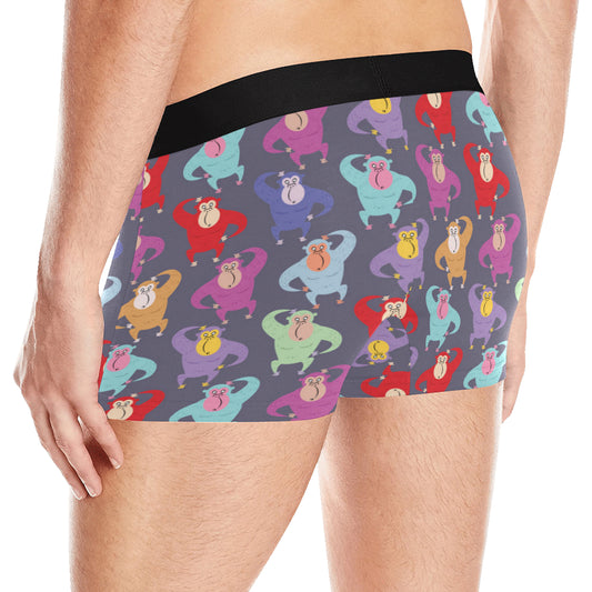 Chimpanzee Pattern Print Design 03 Men's Boxer Briefs