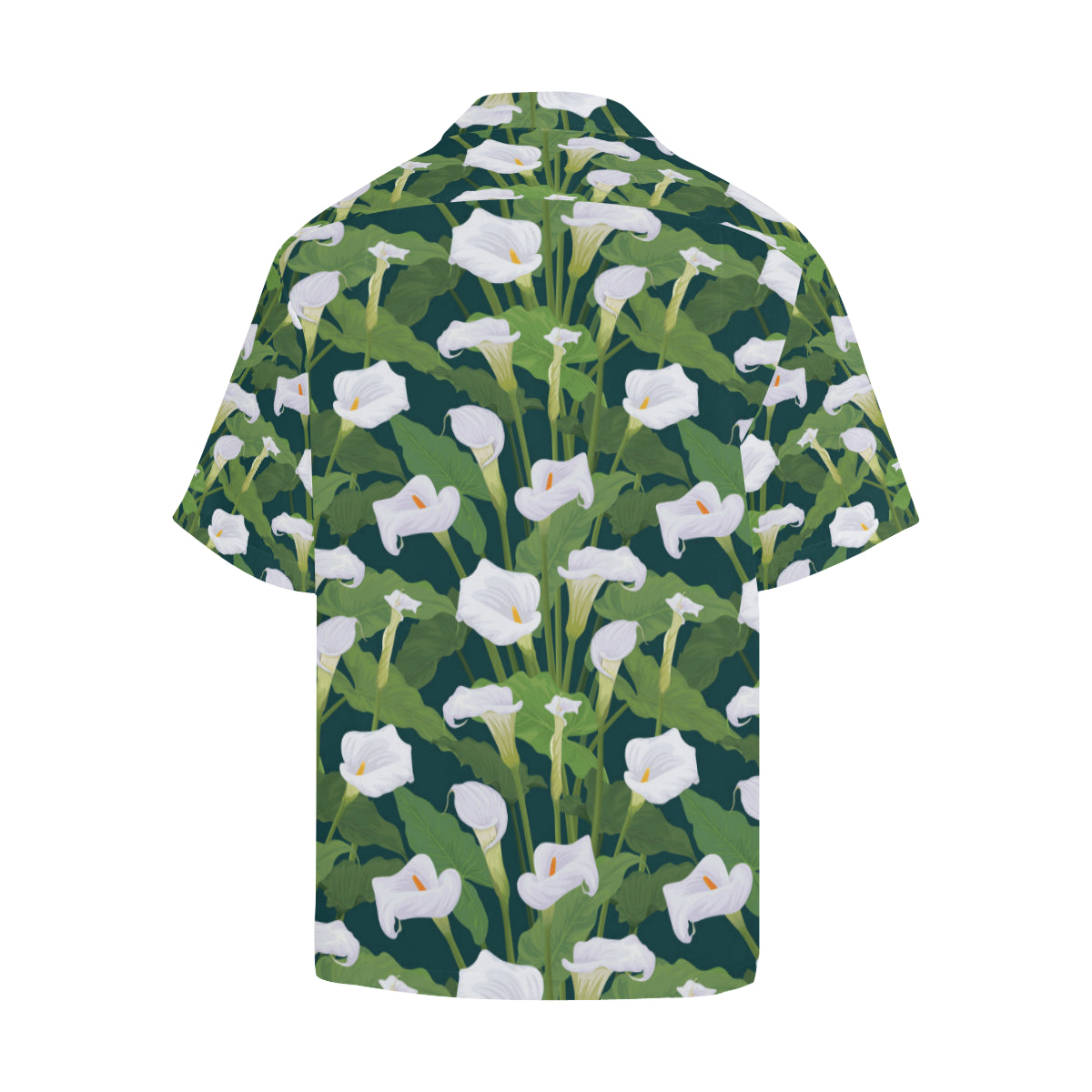 Lily Pattern Print Design 04 Men's Hawaiian Shirt