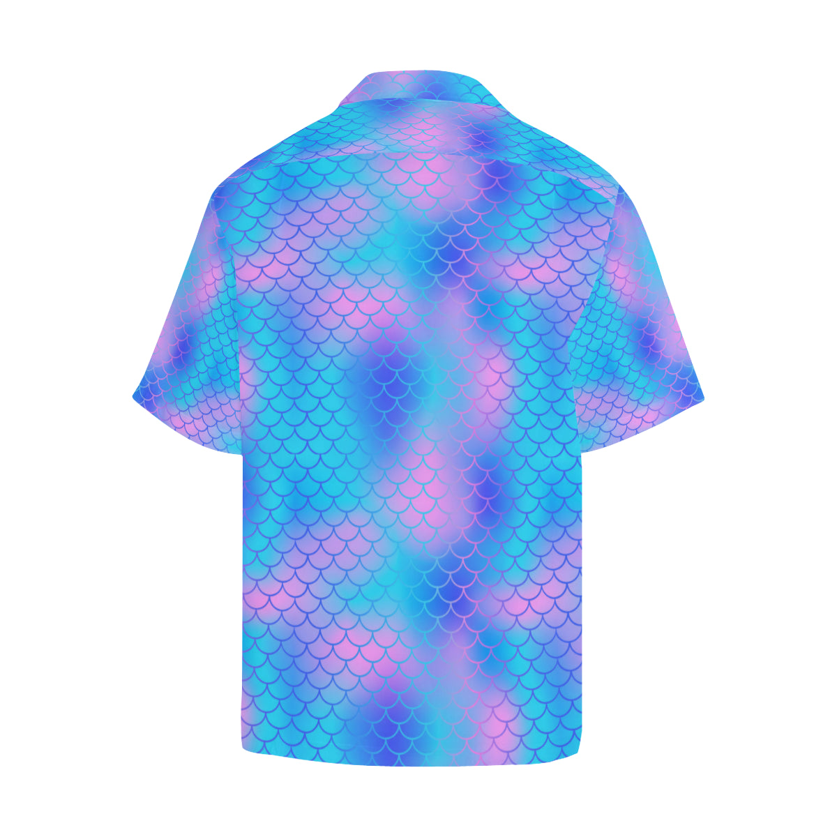 Mermaid Scales Pattern Print Design 04 Men's Hawaiian Shirt