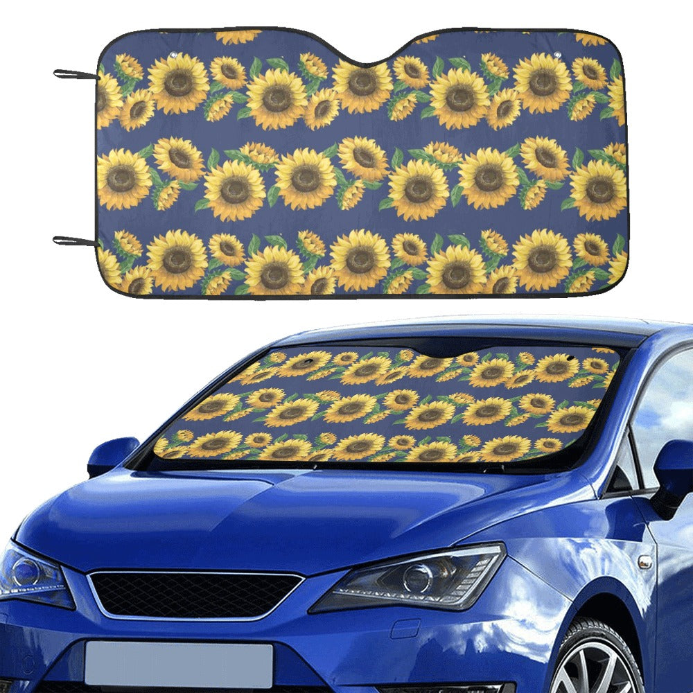 Sunflower Print Design LKS307 Car front Windshield Sun Shade