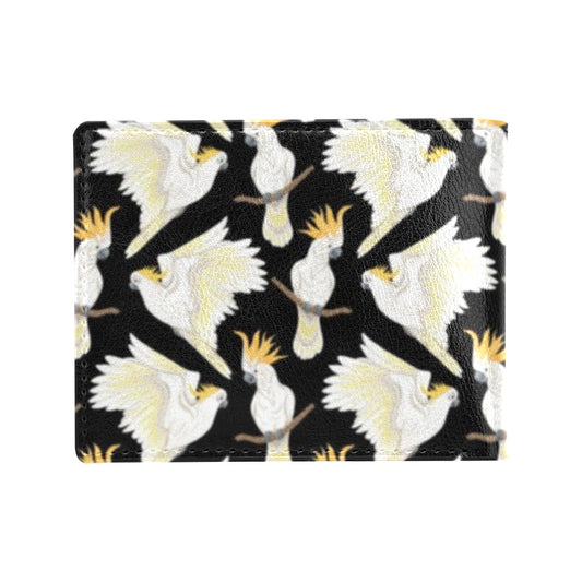 Cockatoo Print Design LKS402 Men's ID Card Wallet
