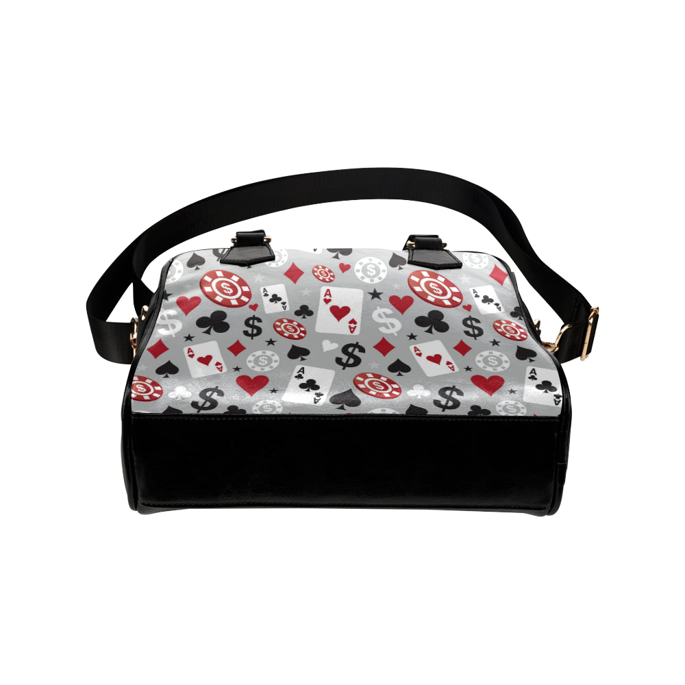 Casino Pattern Print Design 01 Shoulder Handbag