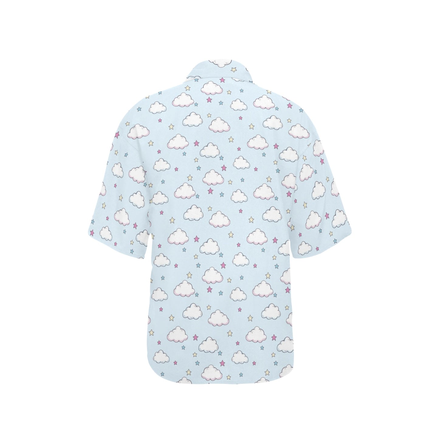 Cloud Pattern Print Design 01 Women's Hawaiian Shirt
