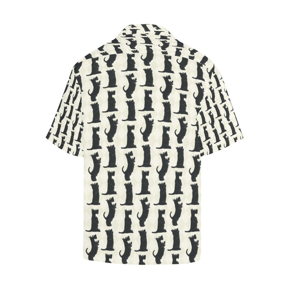Scottish Terriers Print Design LKS309 Men's Hawaiian Shirt