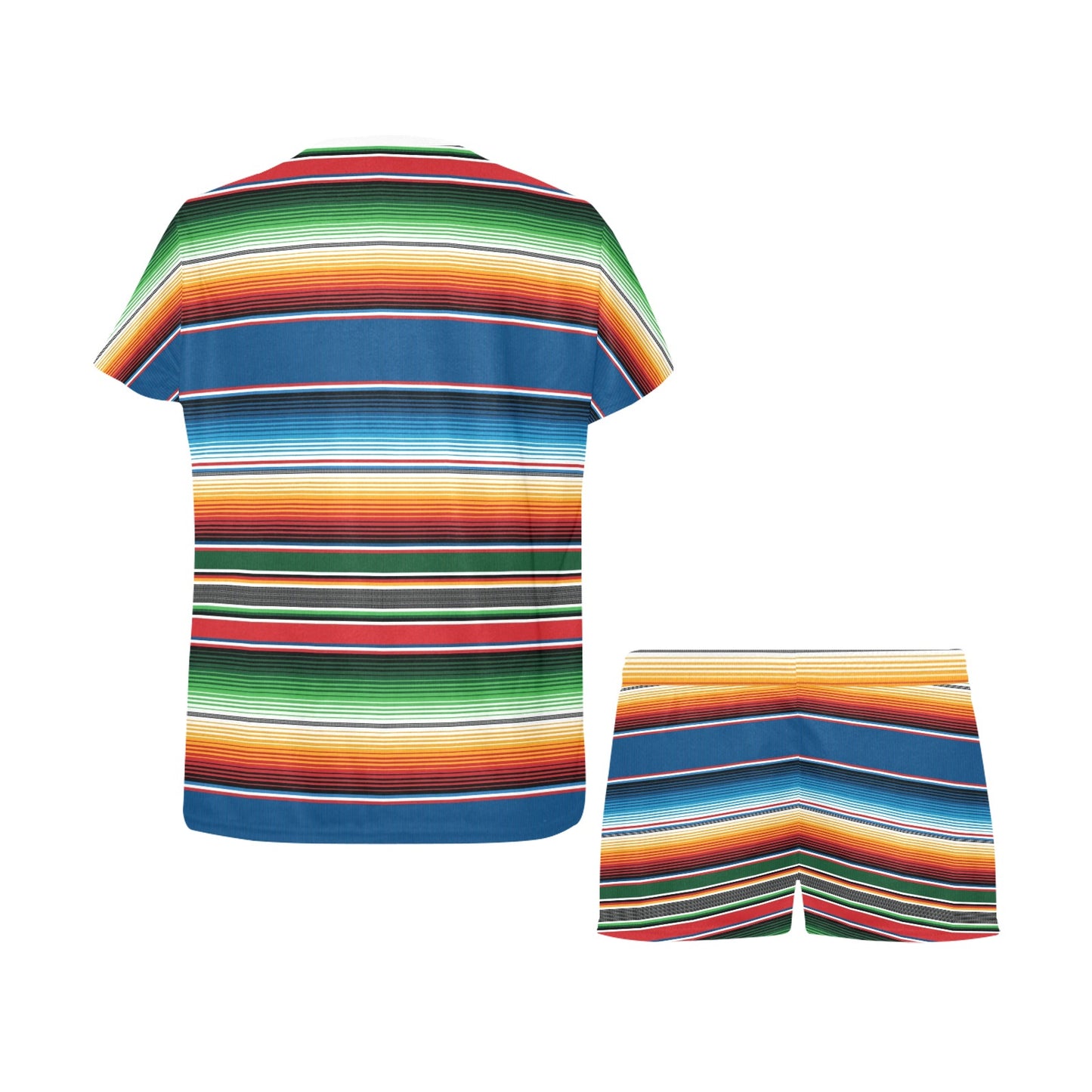 Serape Print Design LKS303 Women's Short Pajama Set