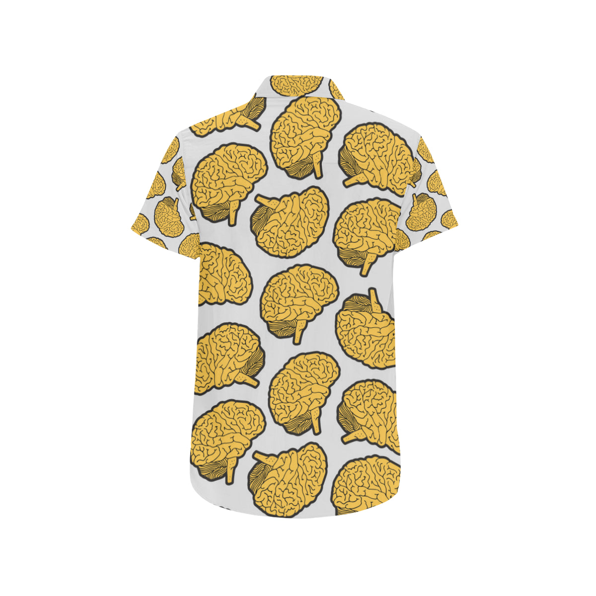 Psychology Pattern Print Design A01 Men's Short Sleeve Button Up Shirt