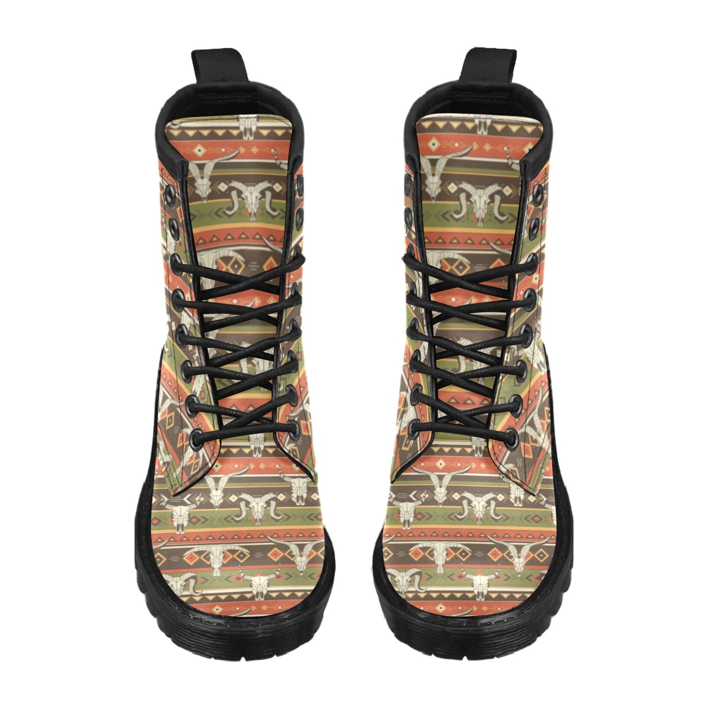 American indian Skull Animal Women's Boots