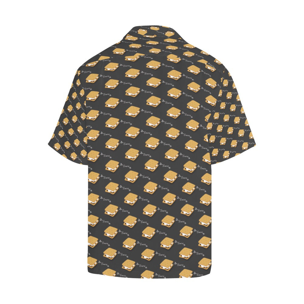 S_Mores Print Design LKS301 Men's Hawaiian Shirt