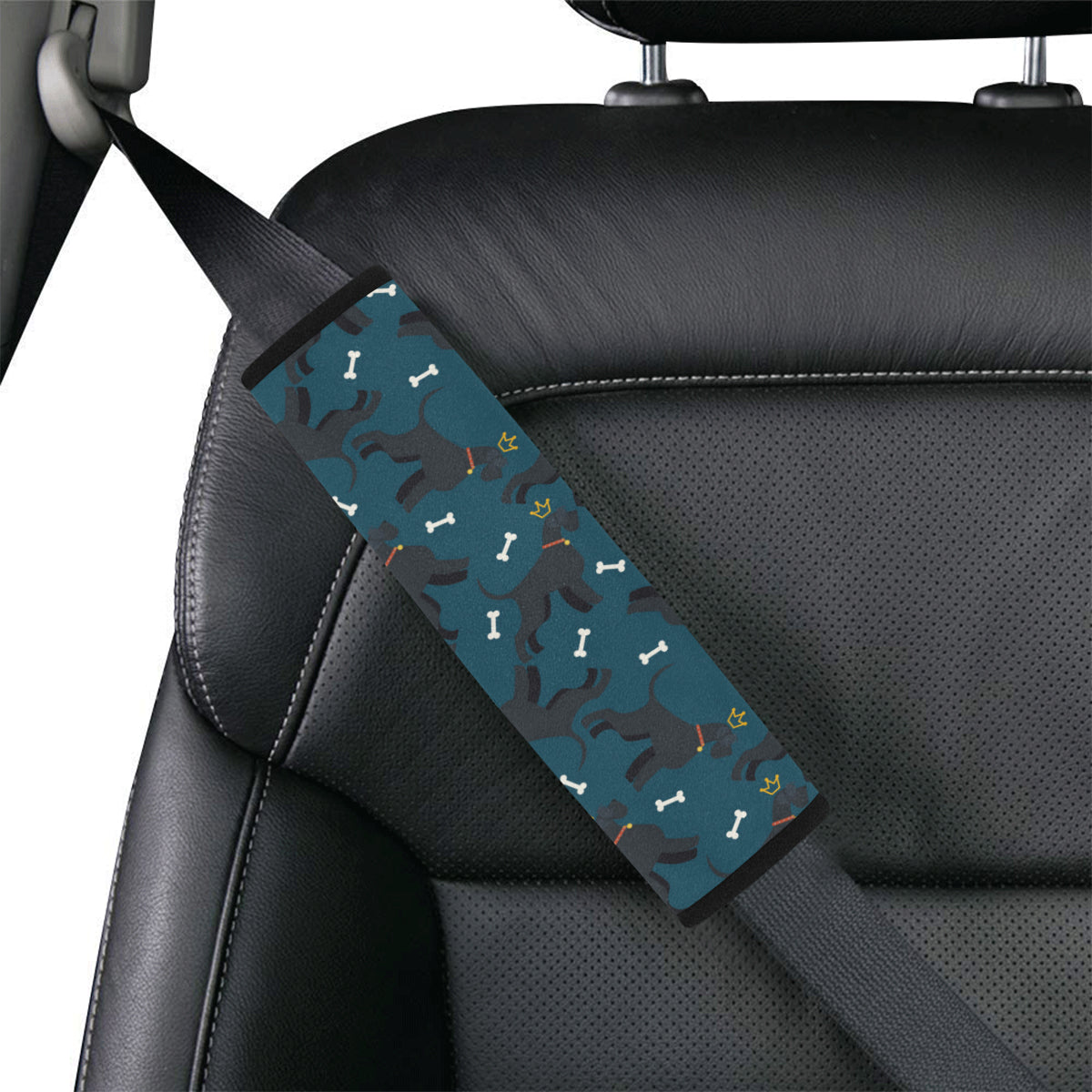 Schnauzers Pattern Print Design A04 Car Seat Belt Cover