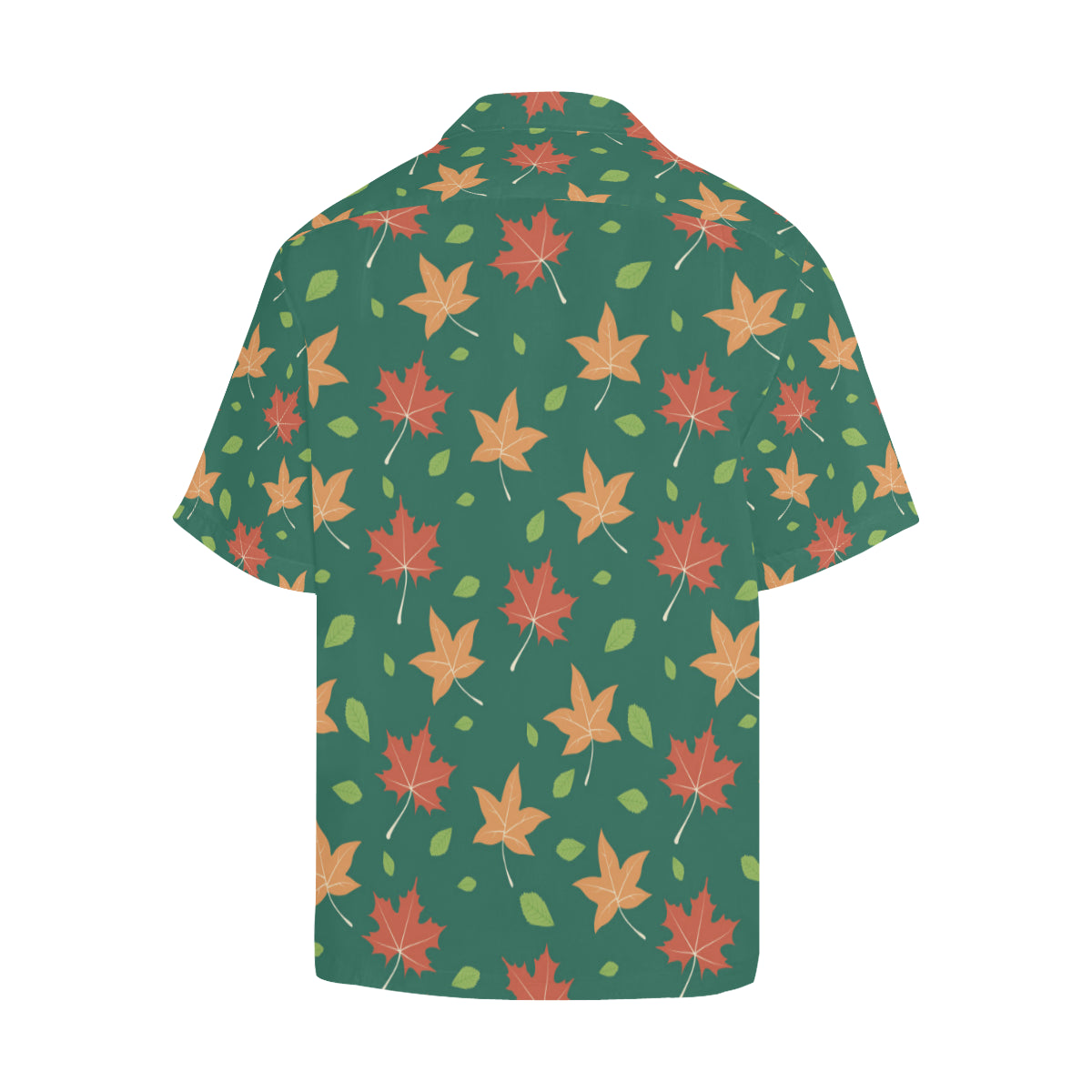 Maple Leaf Pattern Print Design 04 Men's Hawaiian Shirt