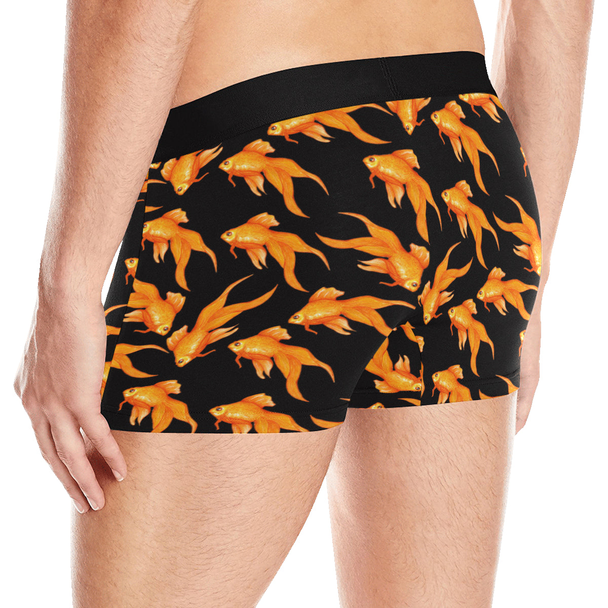 Goldfish Pattern Print Design 03 Men's Boxer Briefs