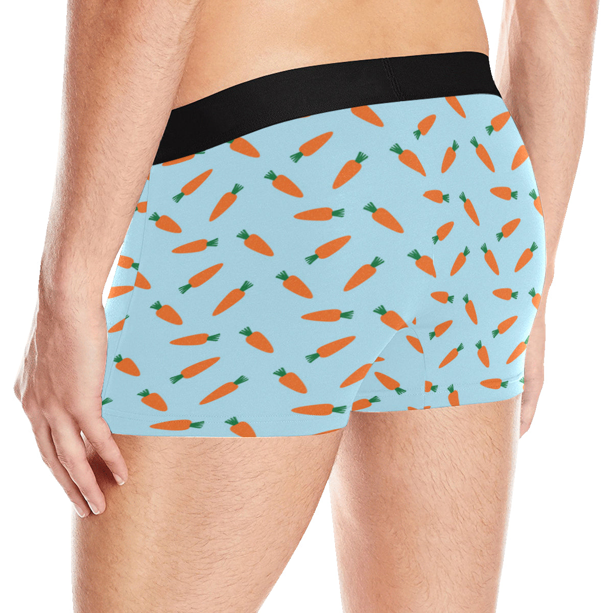 Carrot Pattern Print Design 03 Men's Boxer Briefs