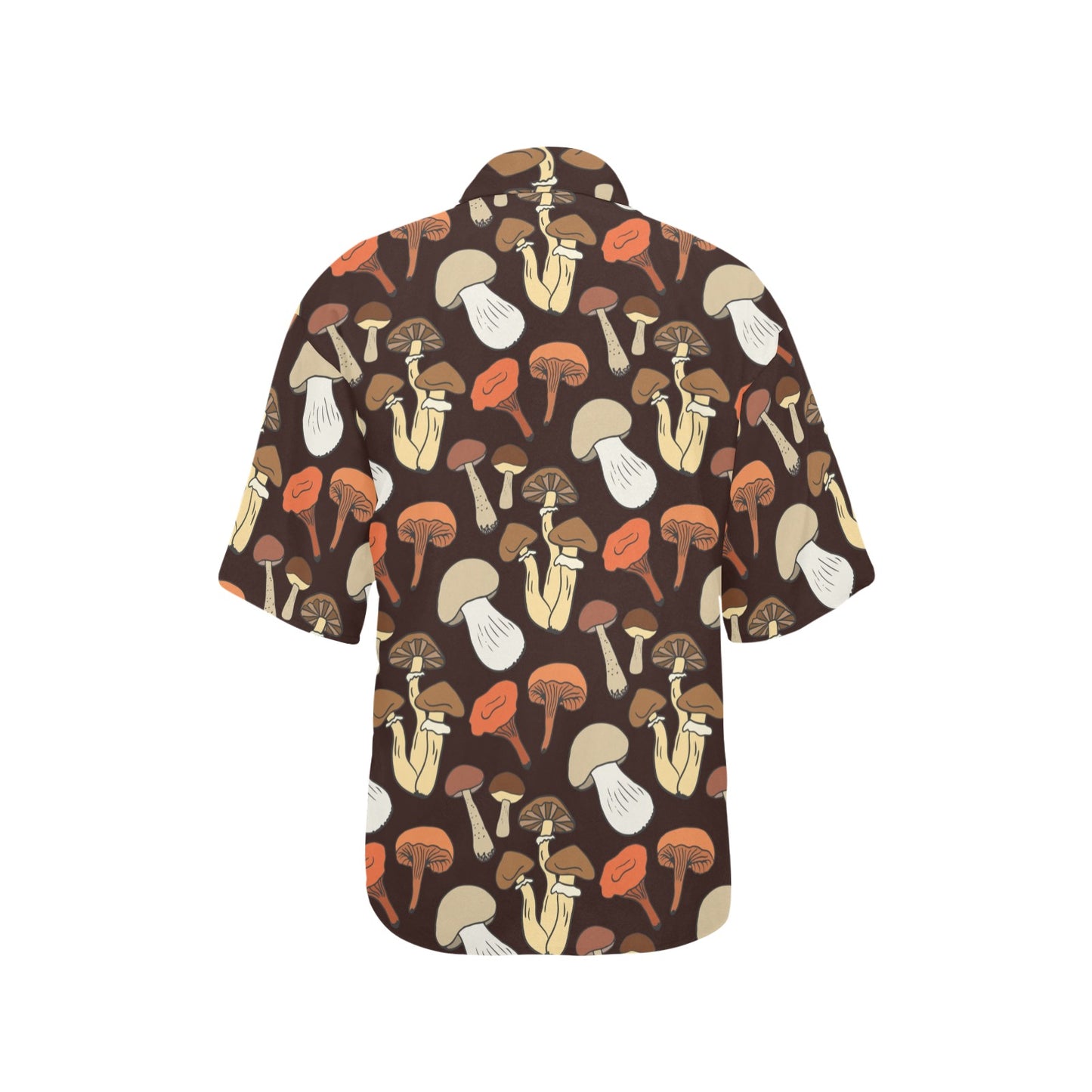 Mushroom Pattern Print Design A05 Women's Hawaiian Shirt