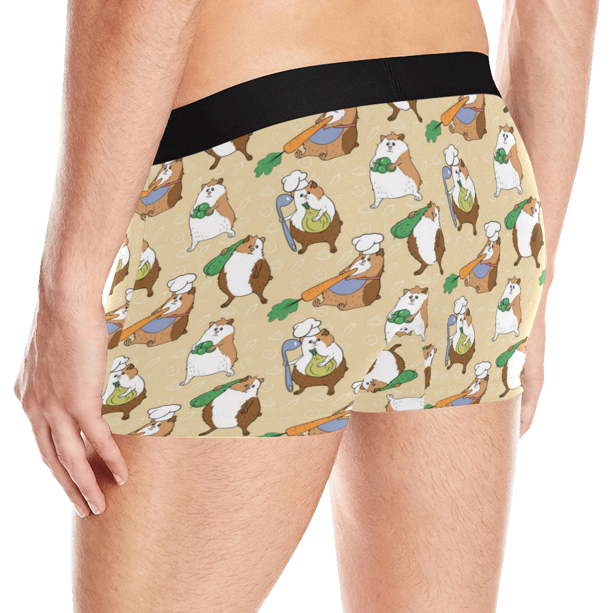 Guinea Pig Pattern Print Design 03 Men's Boxer Briefs