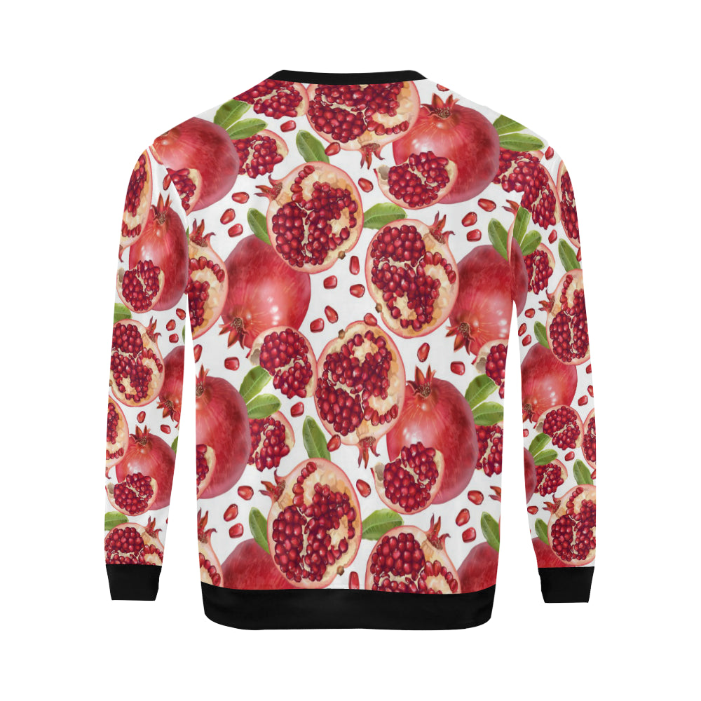 Pomegranate Pattern Print Design PG03 Men Long Sleeve Sweatshirt