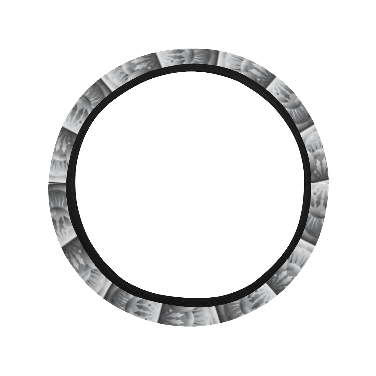 Celtic Pattern Print Design 03 Steering Wheel Cover with Elastic Edge