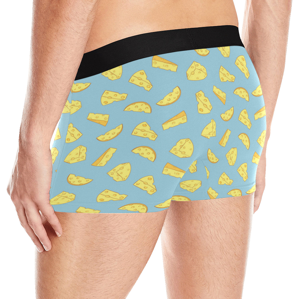 Cheese Pattern Print Design 04 Men's Boxer Briefs