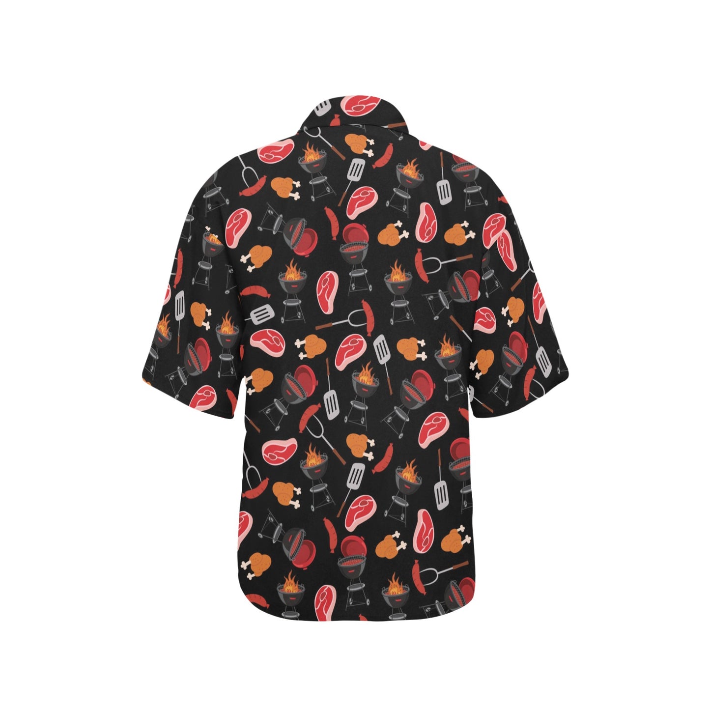 Barbecue Pattern Print Design 04 Women's Hawaiian Shirt