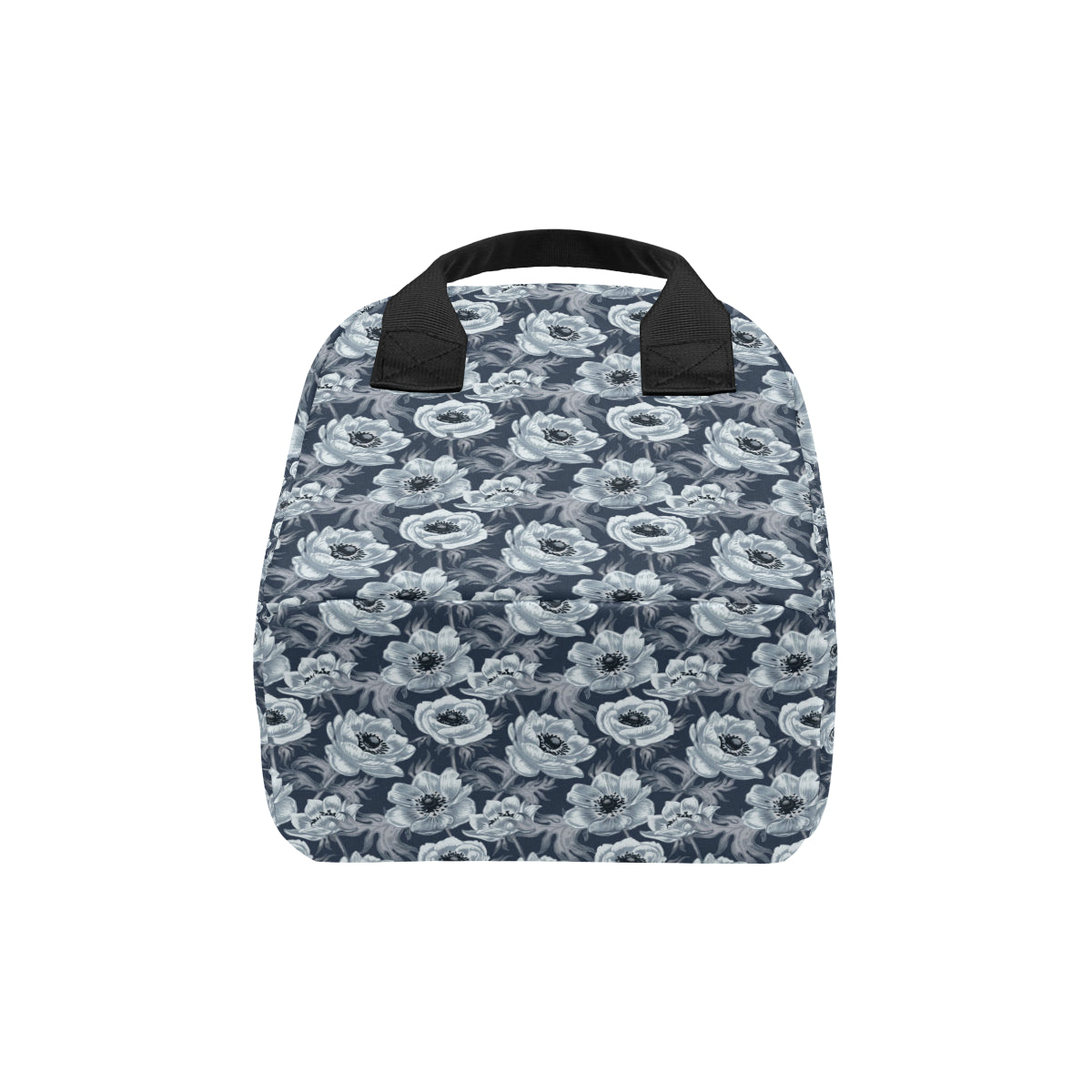 Anemone Pattern Print Design AM09 Insulated Lunch Bag