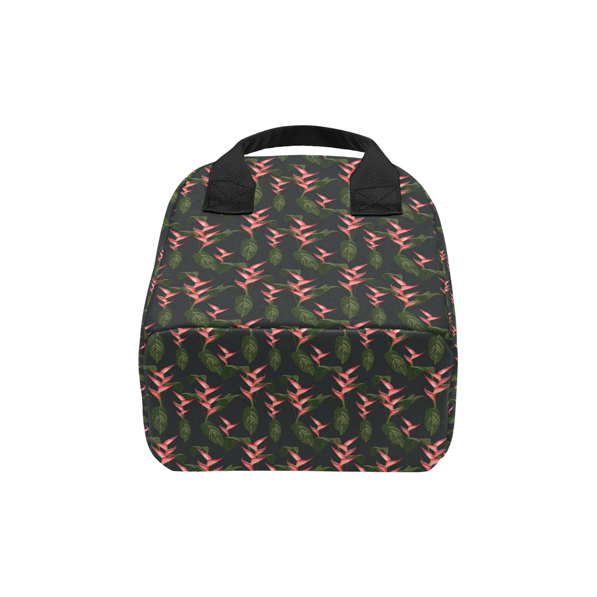 Heliconia Pattern Print Design HL07 Insulated Lunch Bag