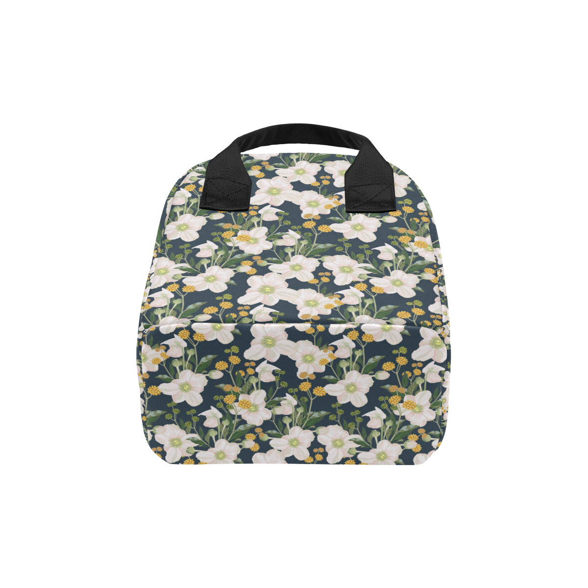 Anemone Pattern Print Design AM04 Insulated Lunch Bag