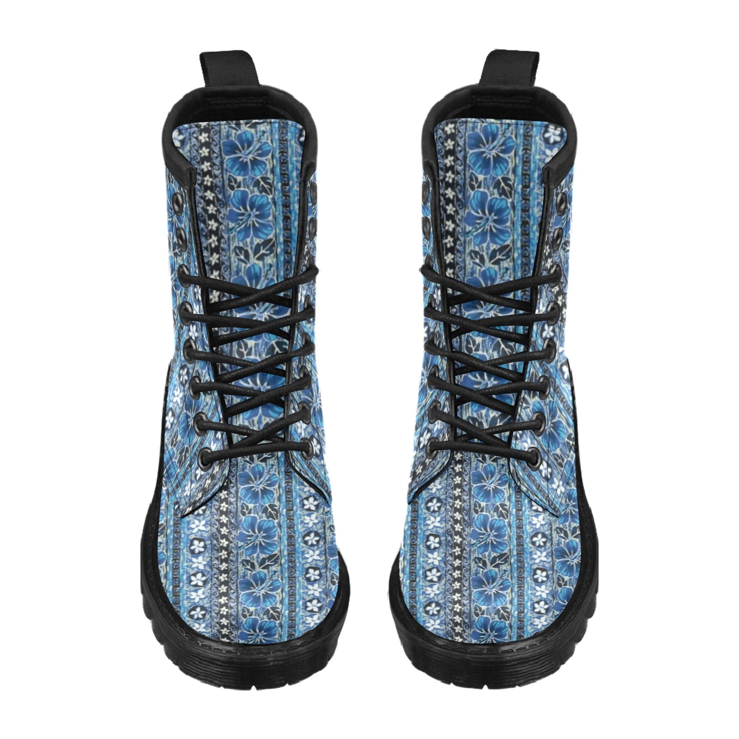 Hawaiian Themed Pattern Print Design H012 Women's Boots