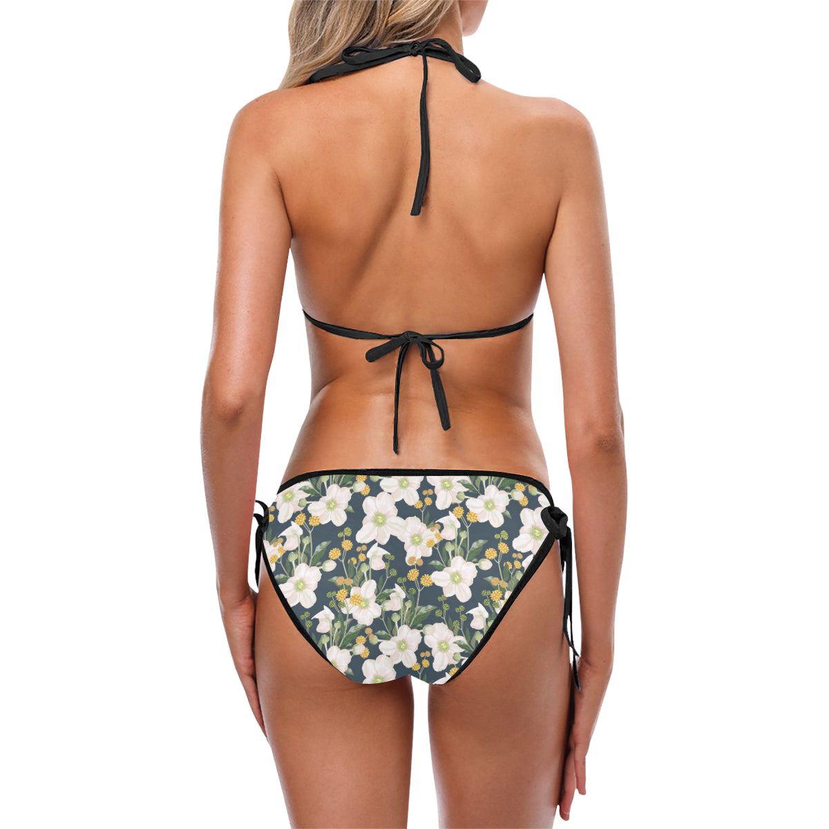 Anemone Pattern Print Design AM04 Bikini