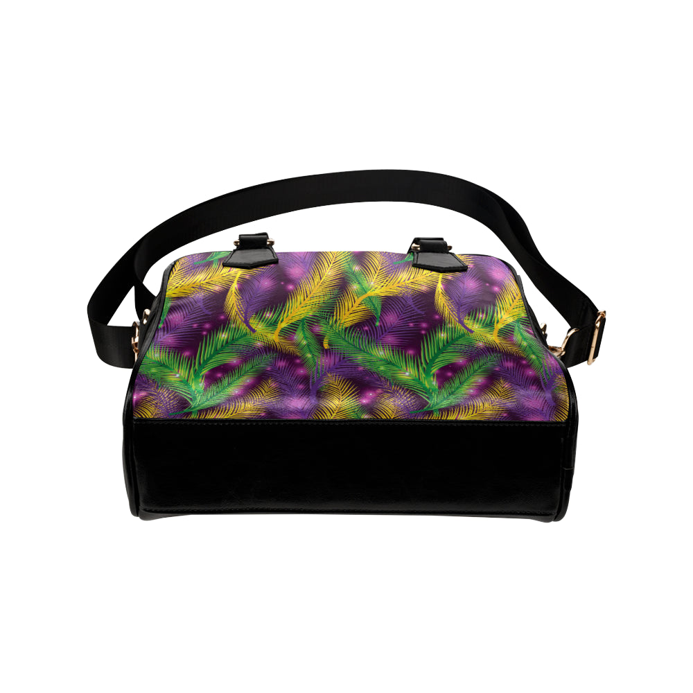 Mardi Gras Pattern Print Design 09 Shoulder Handbag