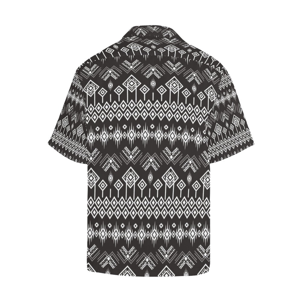 Tribal Pattern Print Design LKS304 Men's Hawaiian Shirt