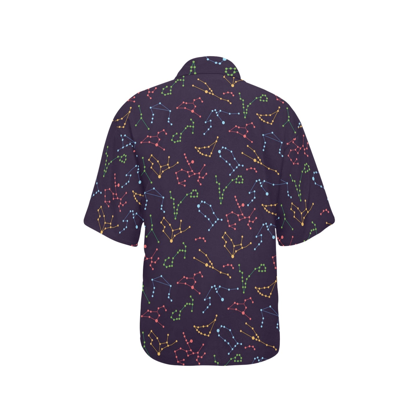 Zodiac Print Design LKS301 Women's Hawaiian Shirt
