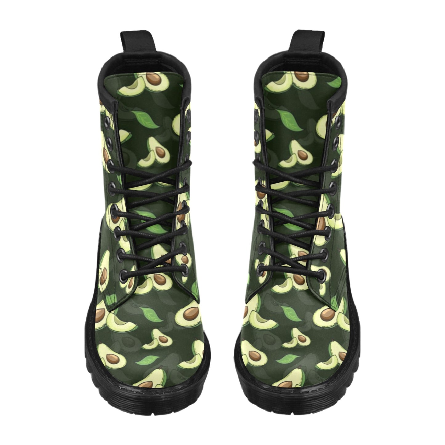 Avocado Pattern Print Design AC07 Women's Boots