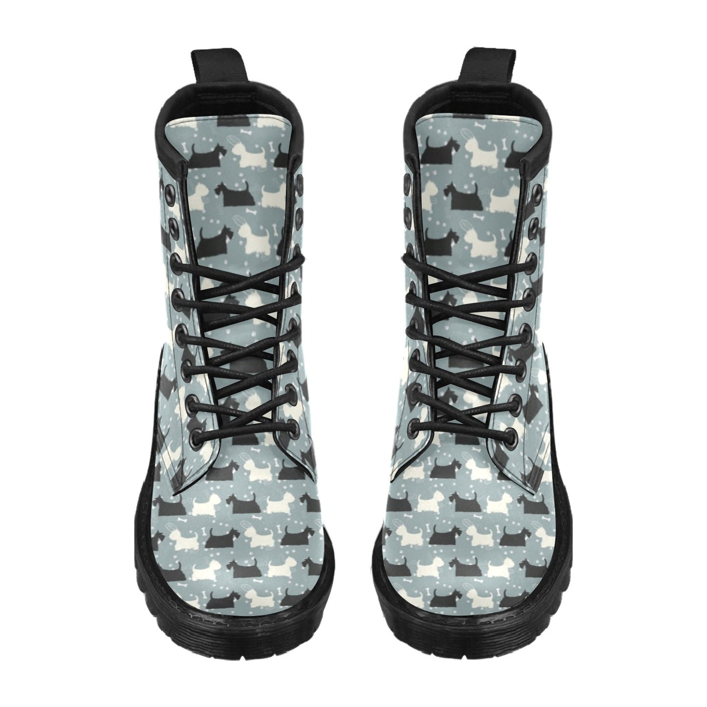 Scottish Terriers Print Design LKS301 Women's Boots