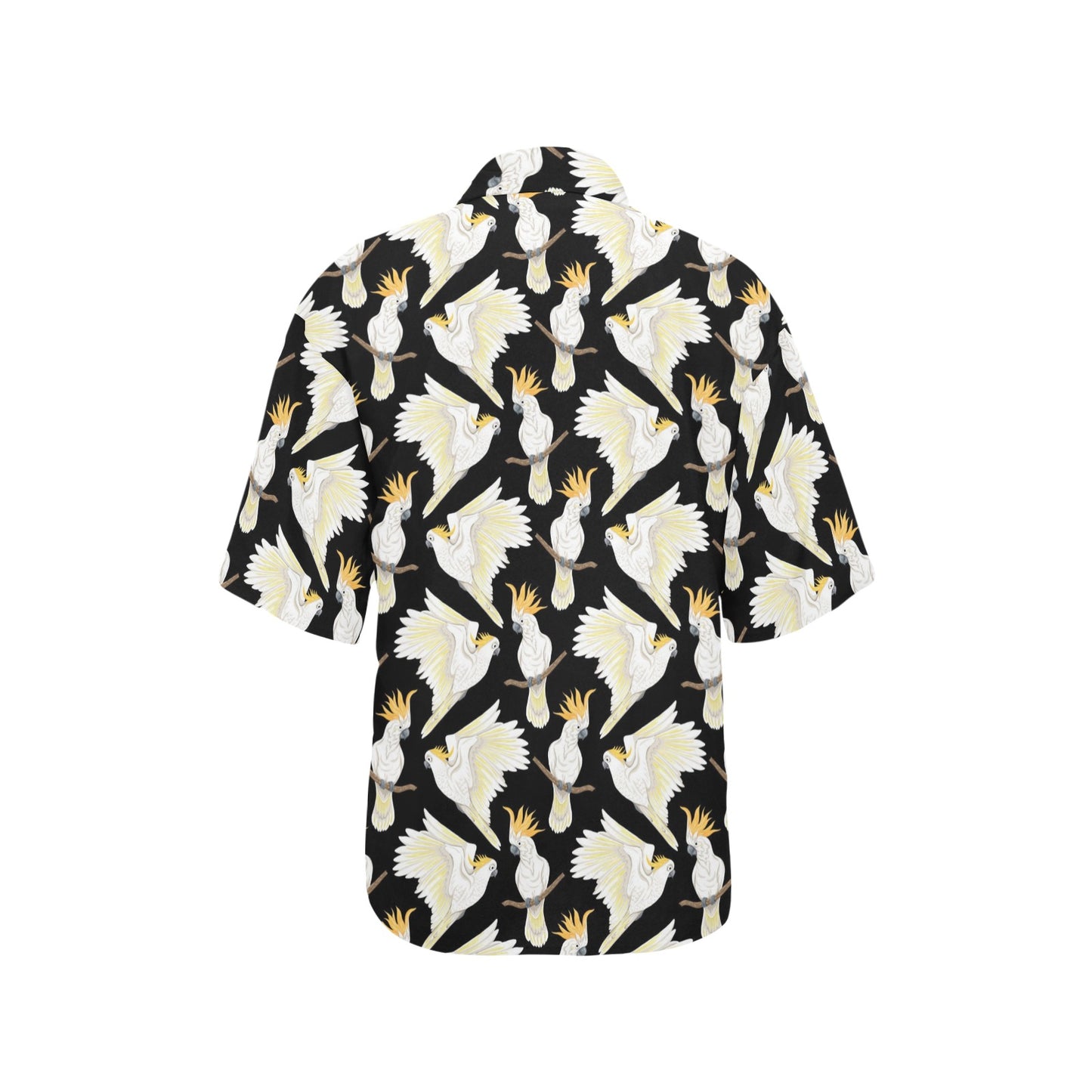 Cockatoo Print Design LKS402 Women's Hawaiian Shirt