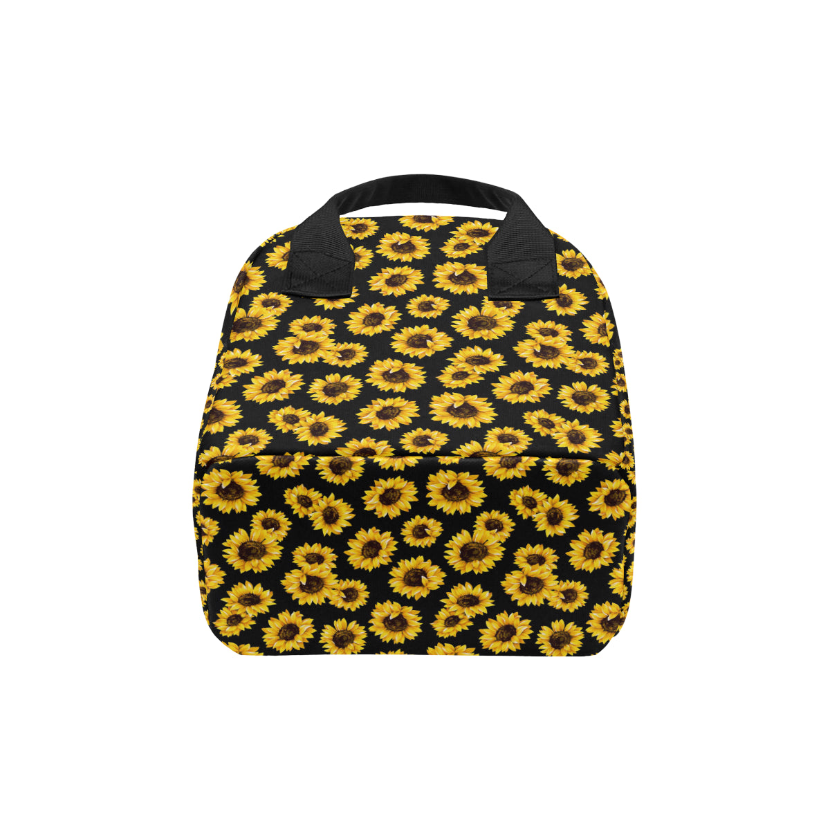 Sunflower Pattern Print Design SF05 Insulated Lunch Bag