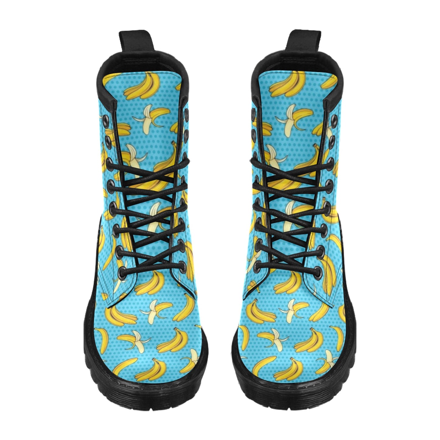 Banana Pattern Print Design BA08 Women's Boots