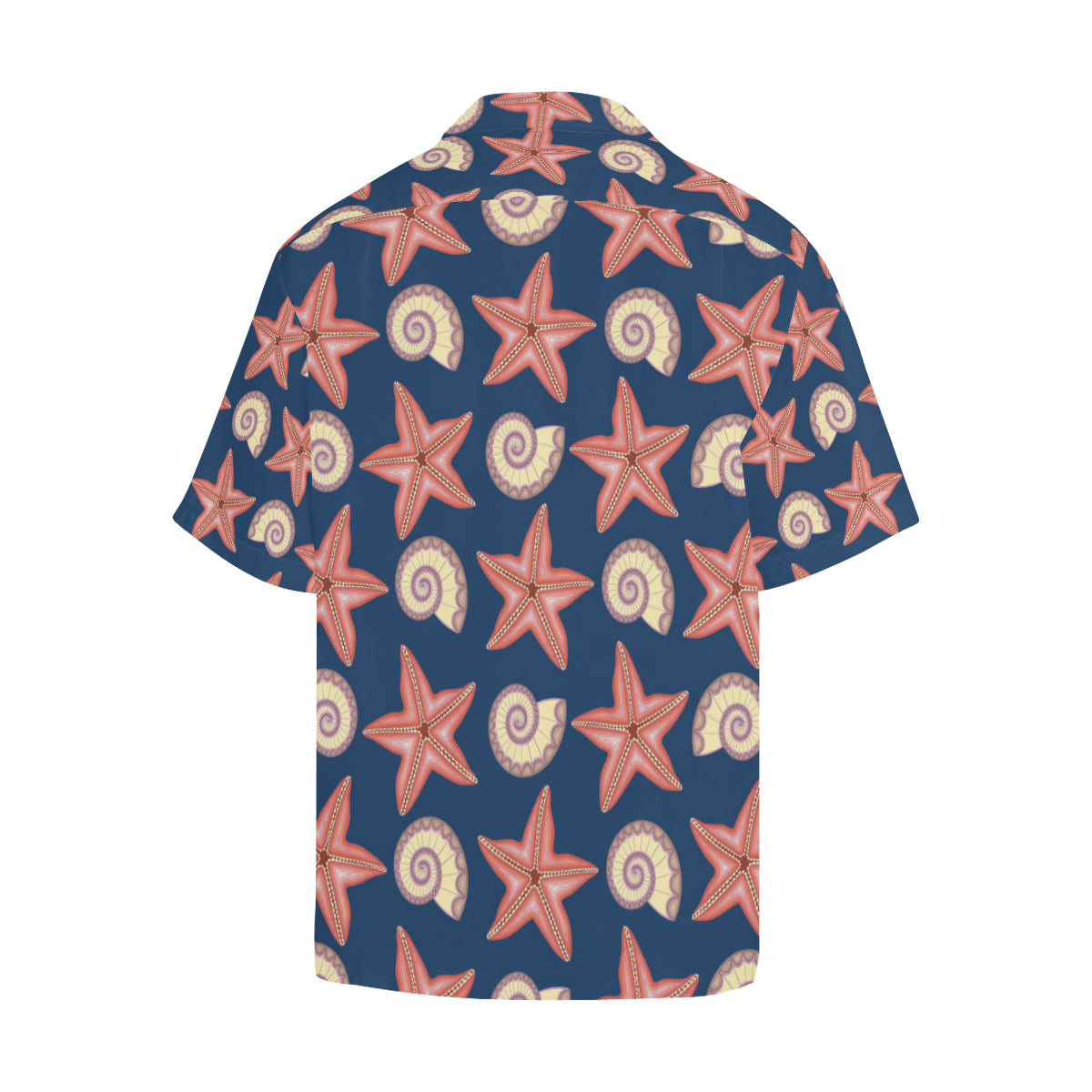 Starfish Pattern Print Design 03 Men's Hawaiian Shirt