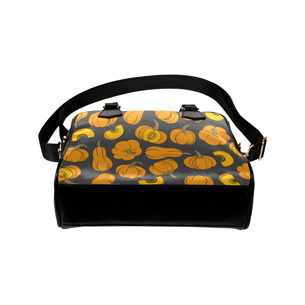 Pumpkin Pattern Print Design A03 Shoulder Handbag