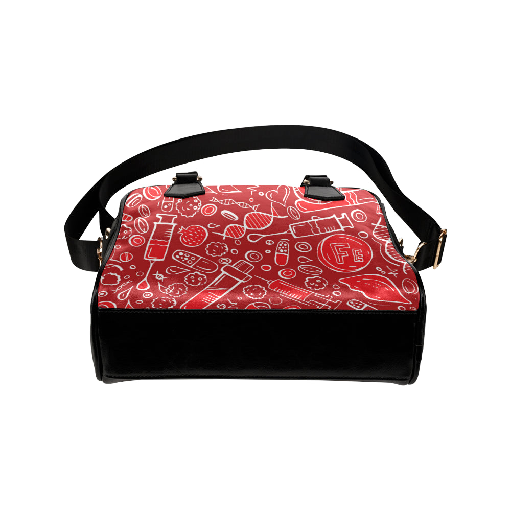 Phlebotomist Pattern Print Design A02 Shoulder Handbag